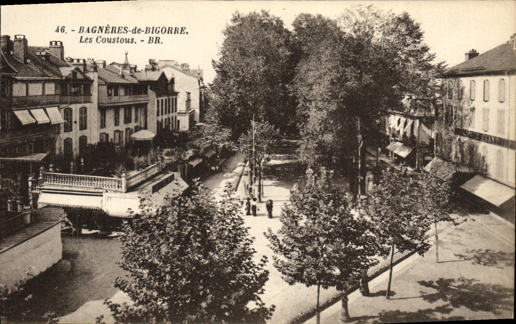 Bagnères-de-Bigorre — Les Coustous — BR. — Bloc frères, Éditeurs - Bordeaux