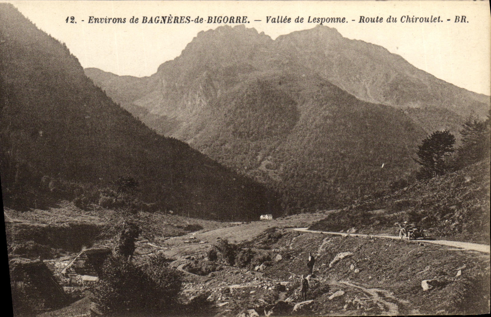 Omgeving van Bagnères-de-Bigorre — Vallei van Lesponne — Weg naar Chiroulet — BR.