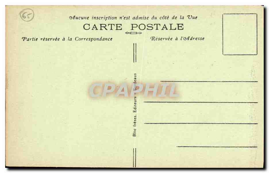 Omgeving van Bagnères-de-Bigorre — Vallei van Lesponne — Weg naar Chiroulet — BR. — Achterkant