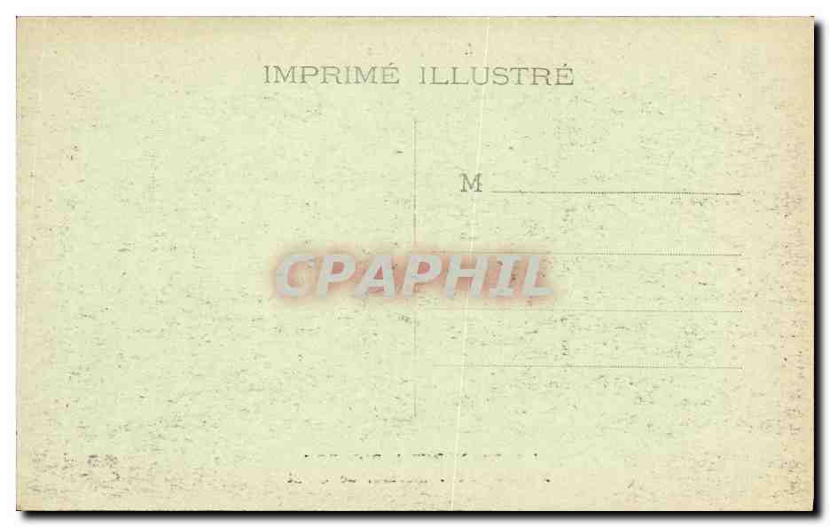 Bagneres-de-Bigorre — Establecimiento termal de Salut — Tarjeta postal antigua ilustrada n°418 — Reverso
