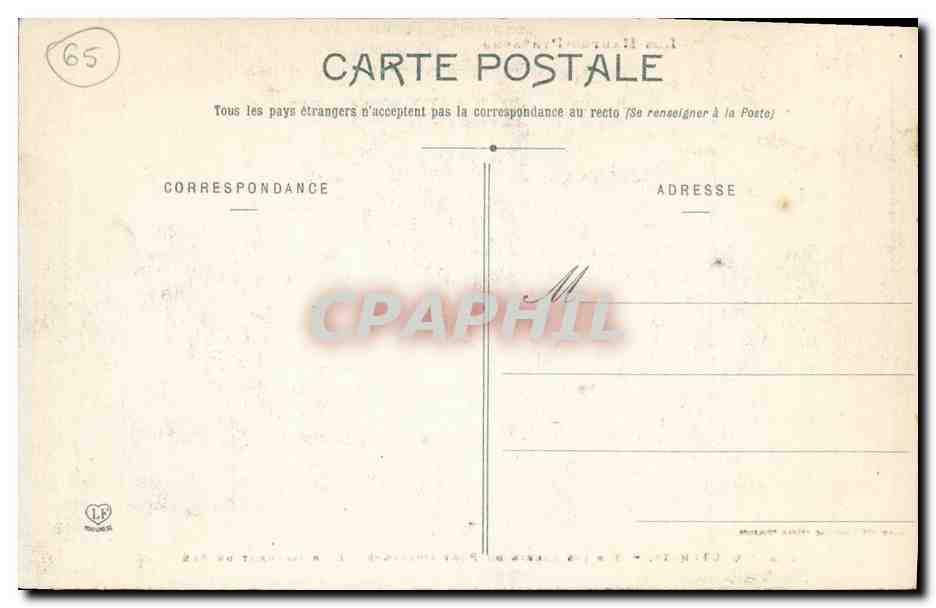 The High Pyrenees — On the Lacs du Pont d'Espagne — Établissement du Pré — Phototypie Labouche Frères, Toulouse, no. 574 — Back