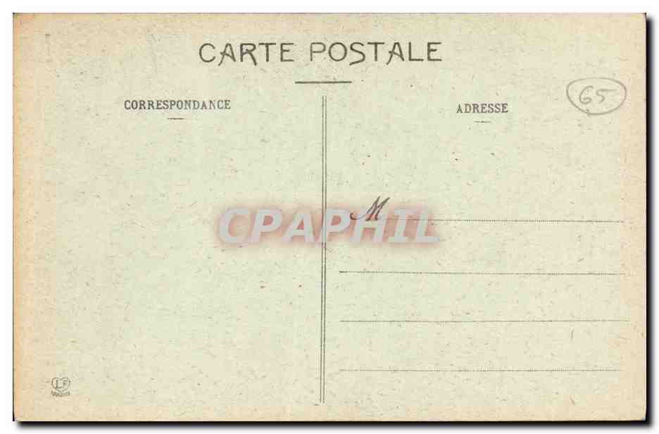 Le Gave de Lutour au-dessous du Lac d'Estom — Les Hautes-Pyrénées — Phototype Labouche Frères, n°273 — Achterkant