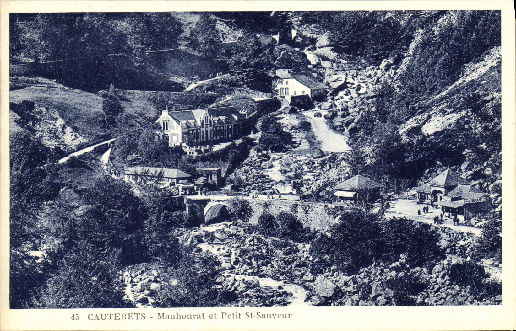 CPA Cauterets Mauhourat et Petit St Sauveur