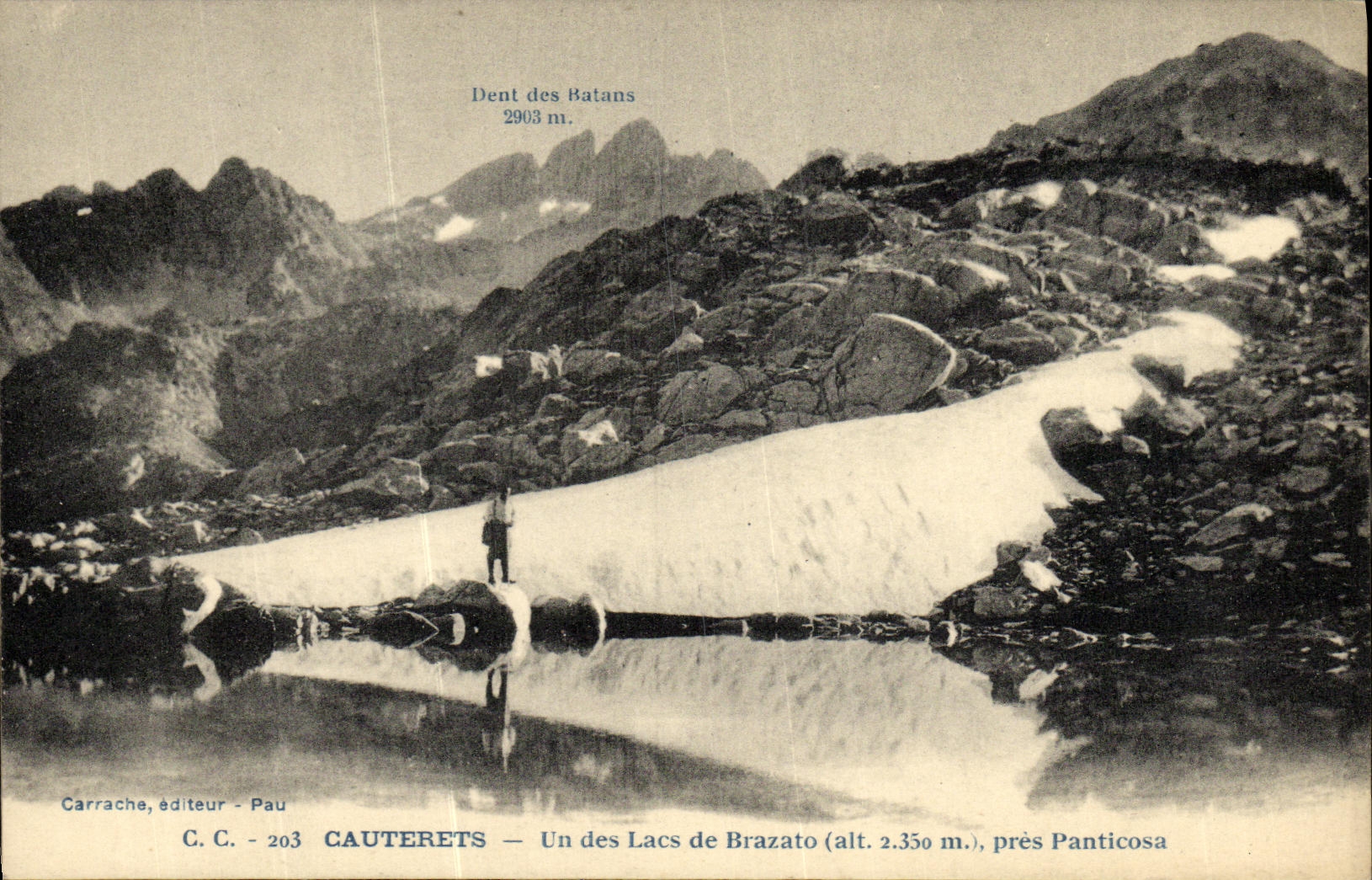 Dent des Batans — 2903 m. — C. C. - 203 — Cauterets