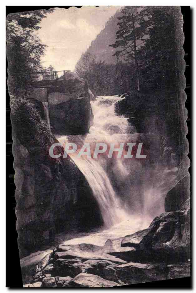 Cauterets - Cascade du Gerizet — Ed. H. Biure Cauterets, n°73