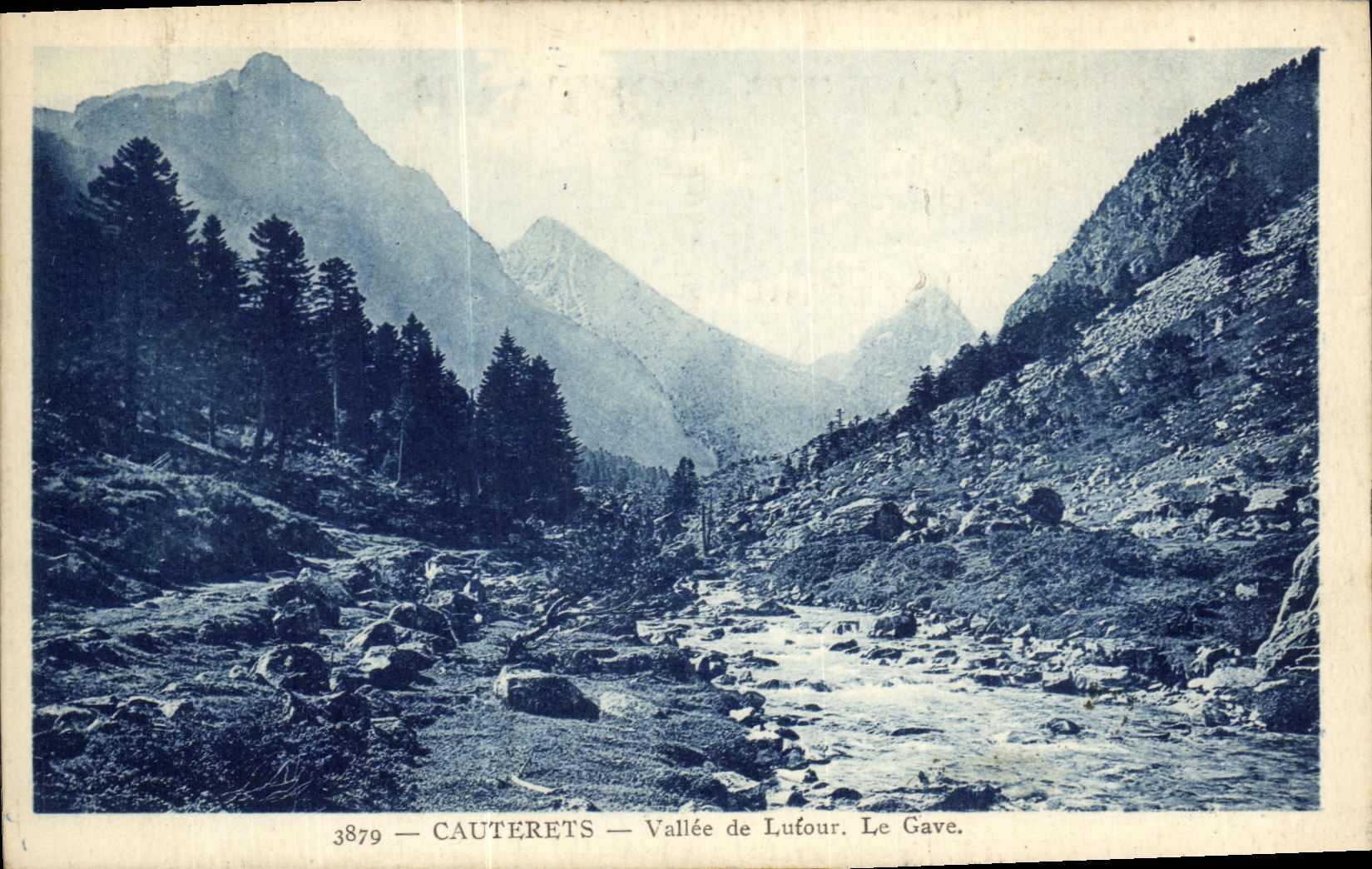 Cauterets — Vallée de Lufour. Le Gave. — Phototypie - Saint-Roch