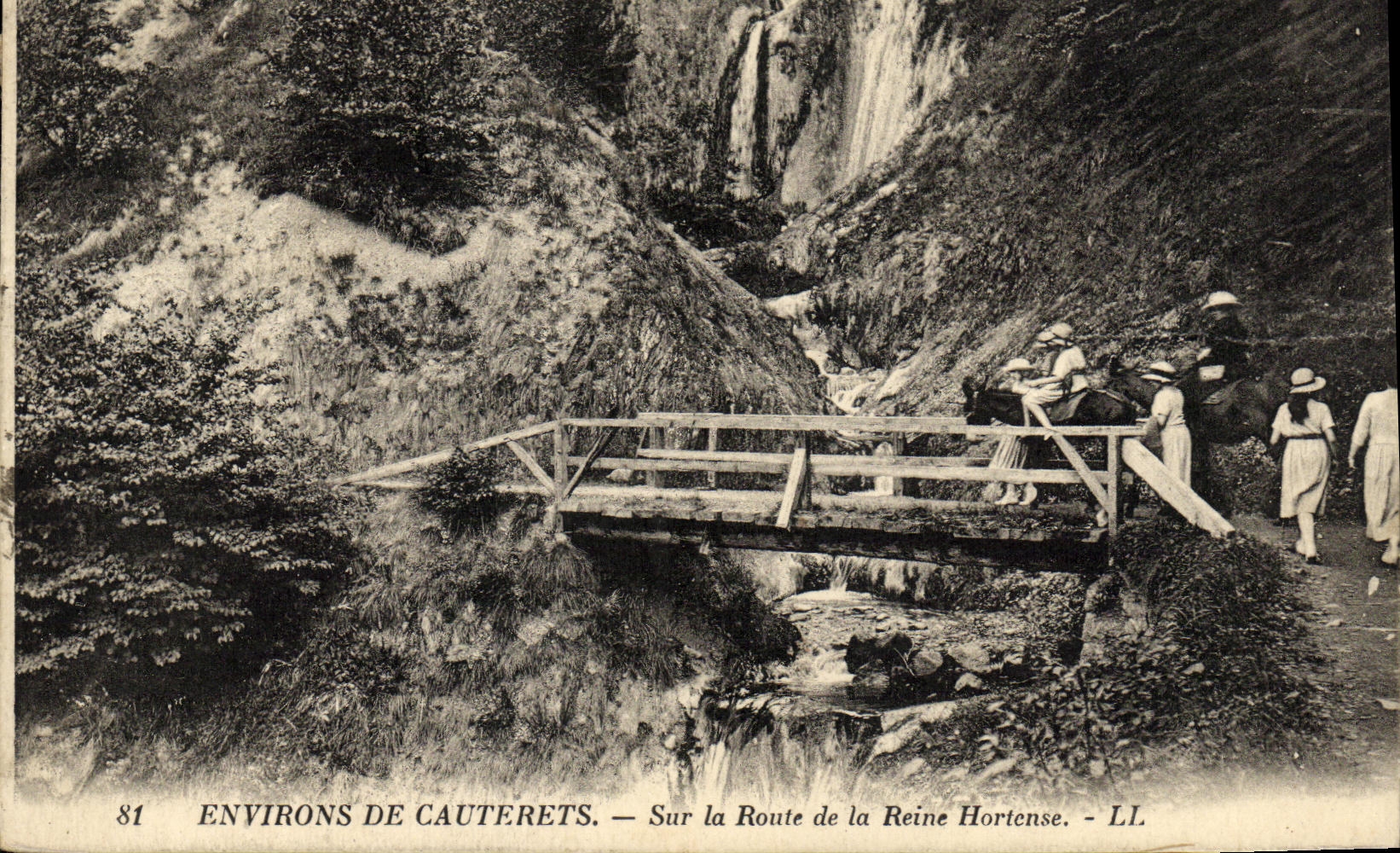 Umgebung von Cauterets — Auf der Straße der Königin Hortense — LL