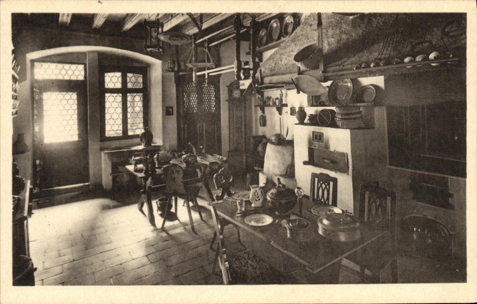CPA Musee Alsacien La Cuisine Strasbourg
