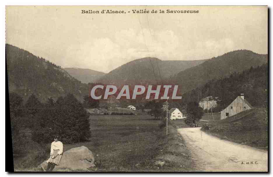 CPA Ballon d Alsace Vallee de la Savoureuse