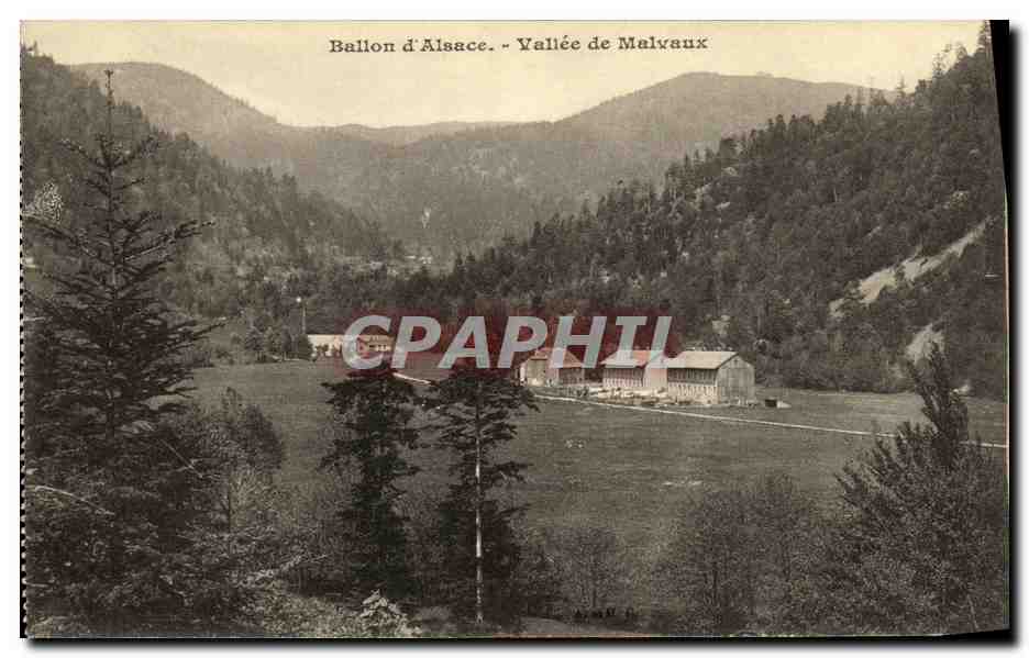 CPA Ballon d Alsace Vallee de Malvaux