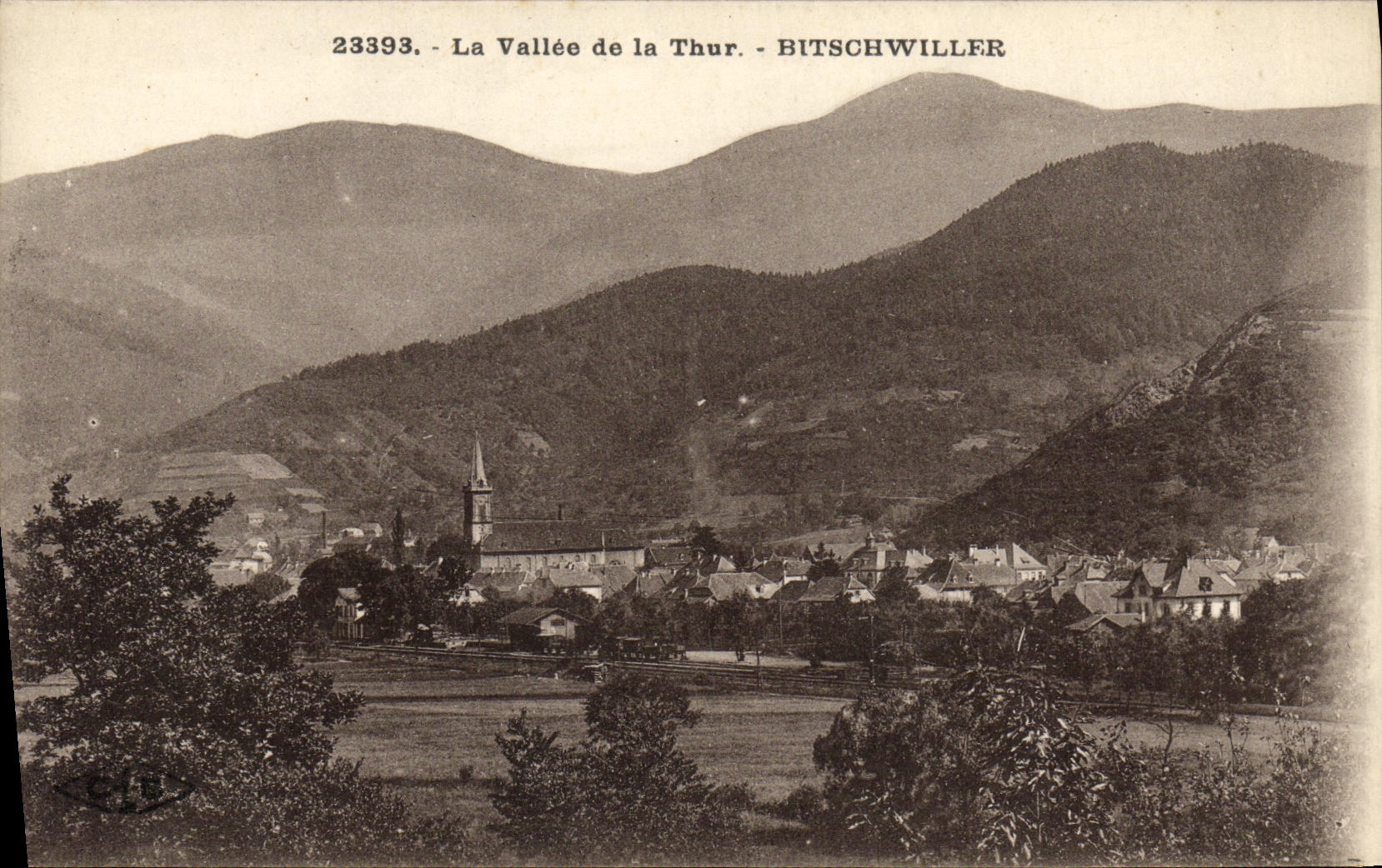 La Vallée de la Thur - Bitschwiller — Éditeur C. Landicq, Besançon, n° 23393