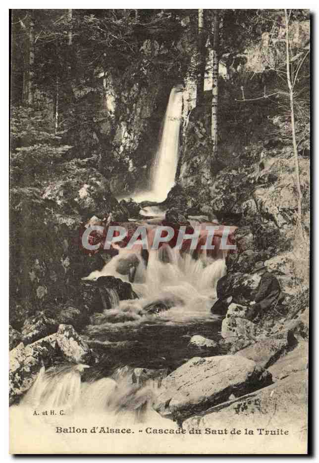 CPA Ballon d Alsace Cascade du saut de la Truite