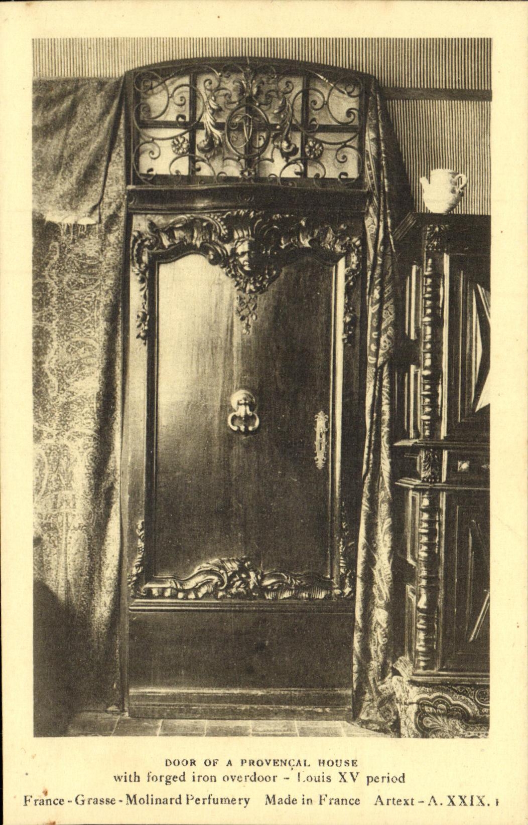 Porte d'une maison provençale — Louis XV — Arttext-A.XXIX.1