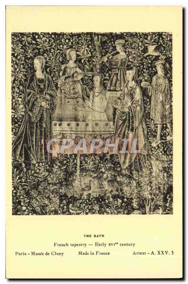 La baigneuse — Tapisserie française — Musée de Cluny, Paris