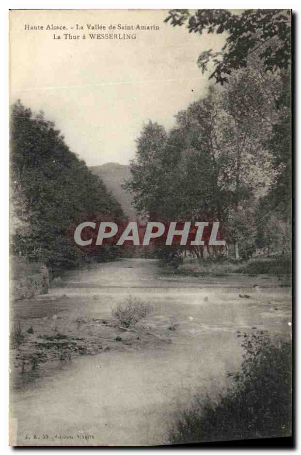 La Vallée de Saint Amarin — La Thur à Wesserling — J. K. 59, Alsatia