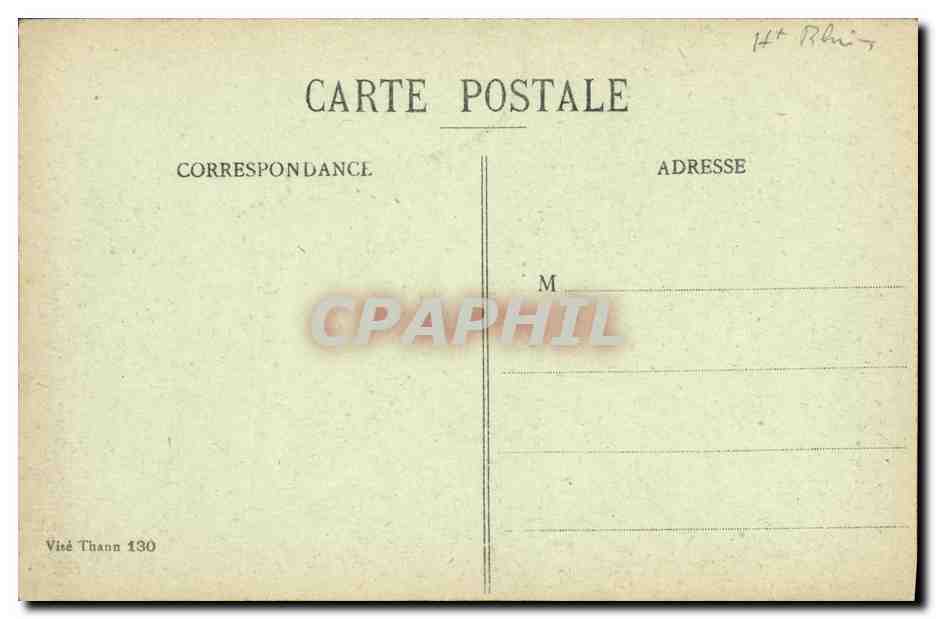 La Vallée de Saint Amarin — La Thur à Wesserling — J. K. 59, Alsatia — Achterkant