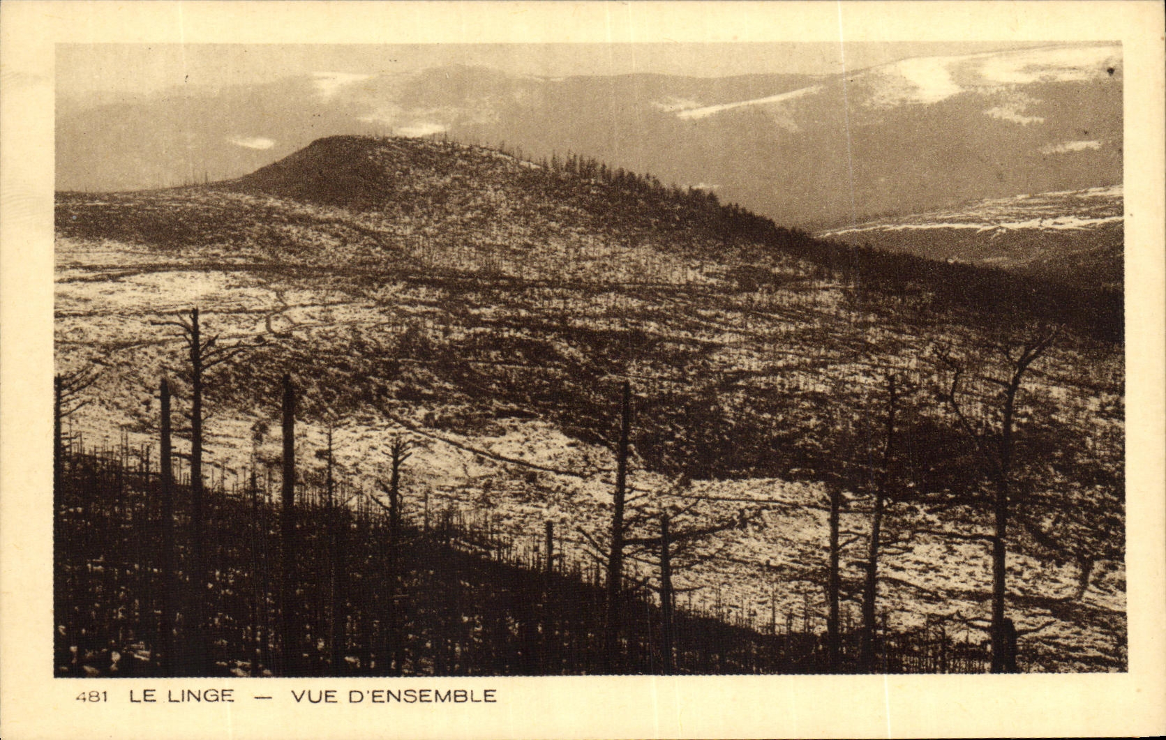 Le Linge — Vue d'ensemble — Carte postale n°481