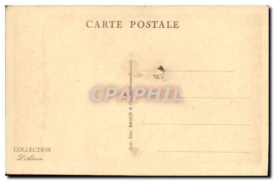 CPA Munster Place Du Marche — Rückseite