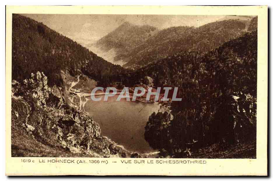 Le Hohneck (Alt. 1366 m) — Vue sur le Schiessrothried — Collection L'Albace