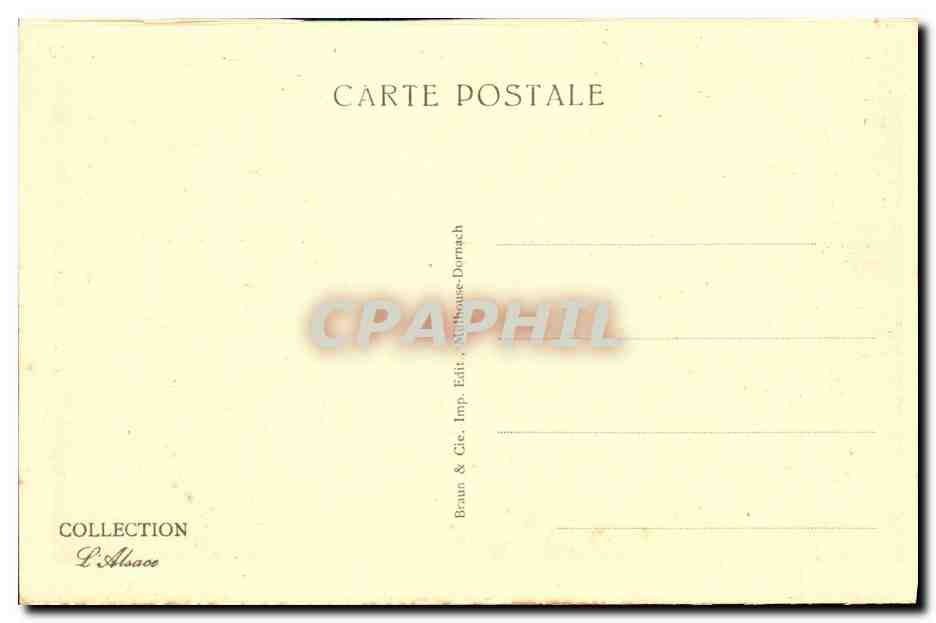 Metzeral — Vue Générale — Collection L'Alsace — Verso