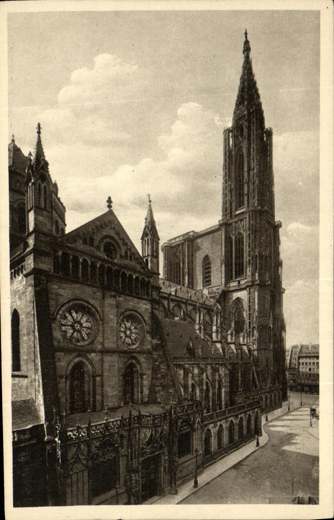 CPA Strassburger Munster Nordesite Strasbourg
