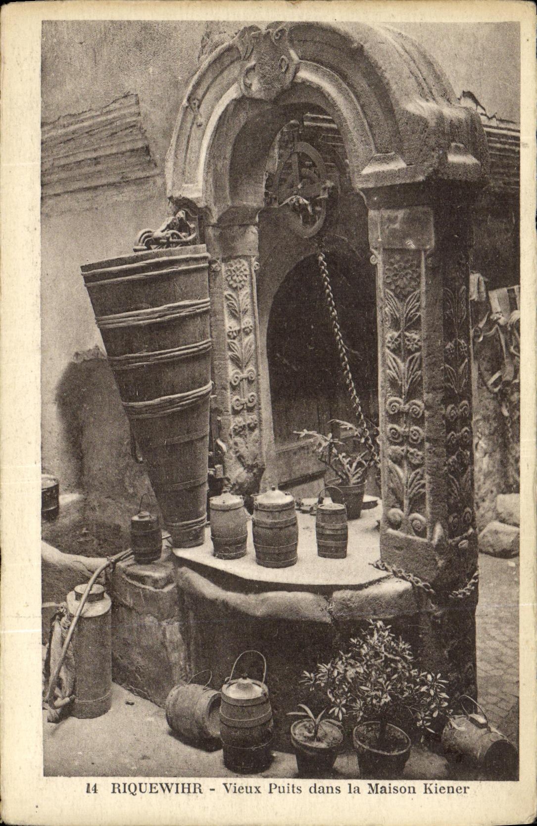 Riquewihr - Vieux Puits dans la Maison Kiener — Édition J. Merus