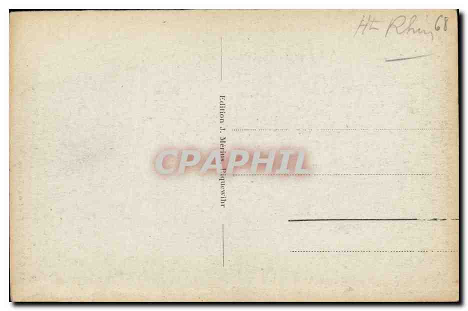 CPA Riquewihr Cour Preiss — Verso