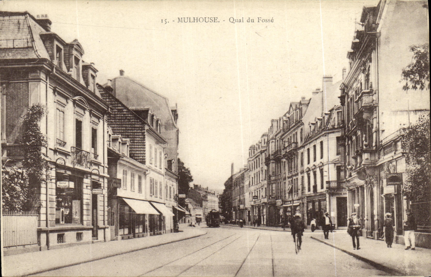 CPA Mulhouse Quai du Fosse