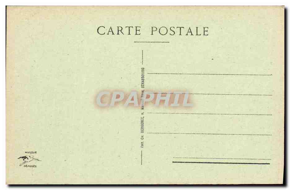 CPA Mulhouse Quai du Fosse — Rückseite