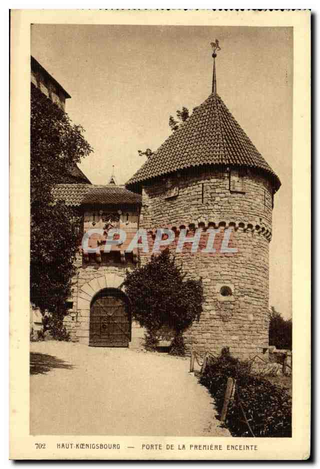 Haut-Königsbourg — Porte de la première enceinte — CPAPHIL 702