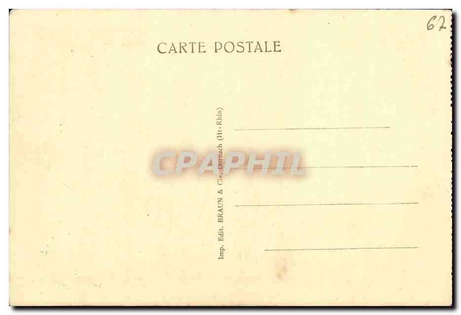 Haut-Königsbourg — Porte de la première enceinte — CPAPHIL 702 — Rückseite