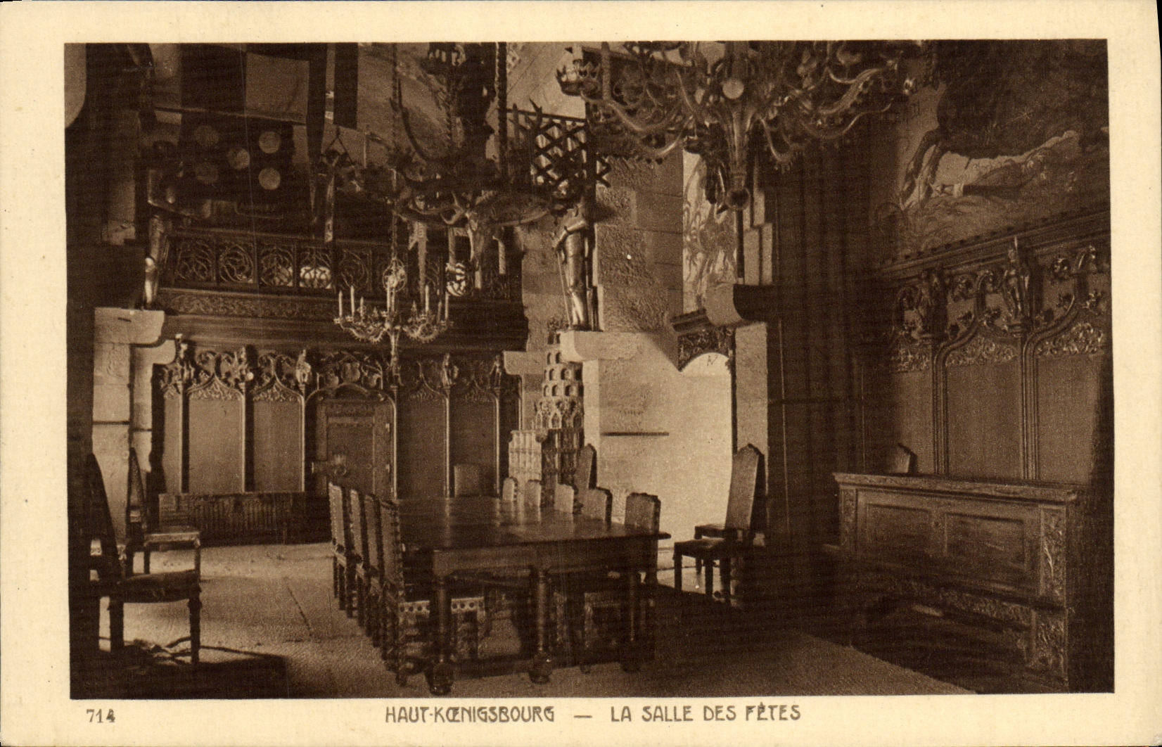 Haut-Königsbourg — La Salle des Fêtes — série 714