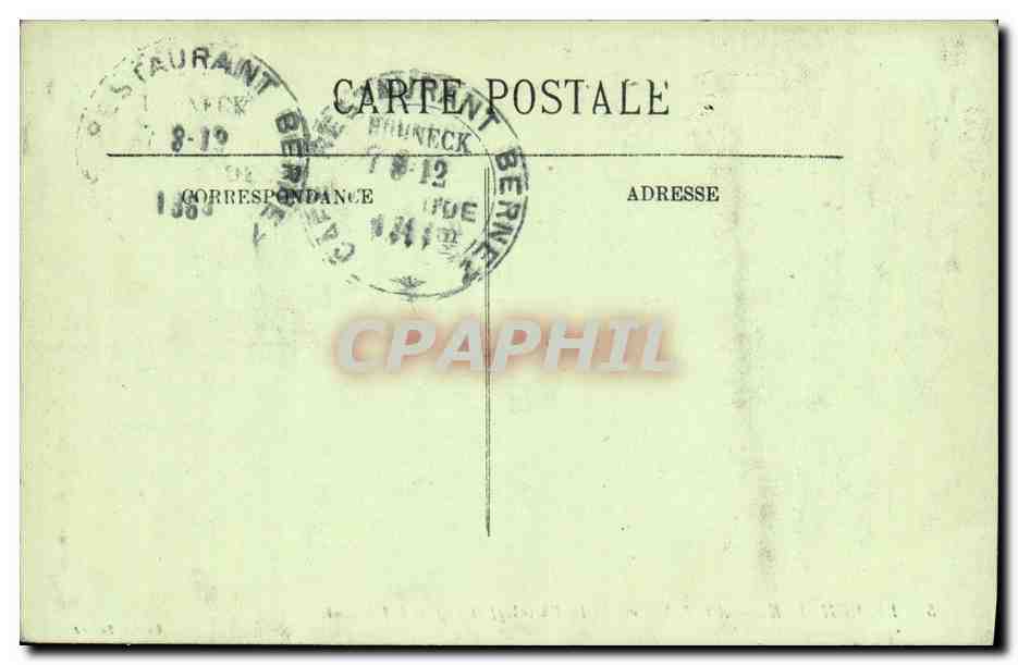 CPA Le Hohneck Le Rheinkopf et Feignes d Artimont — Rückseite