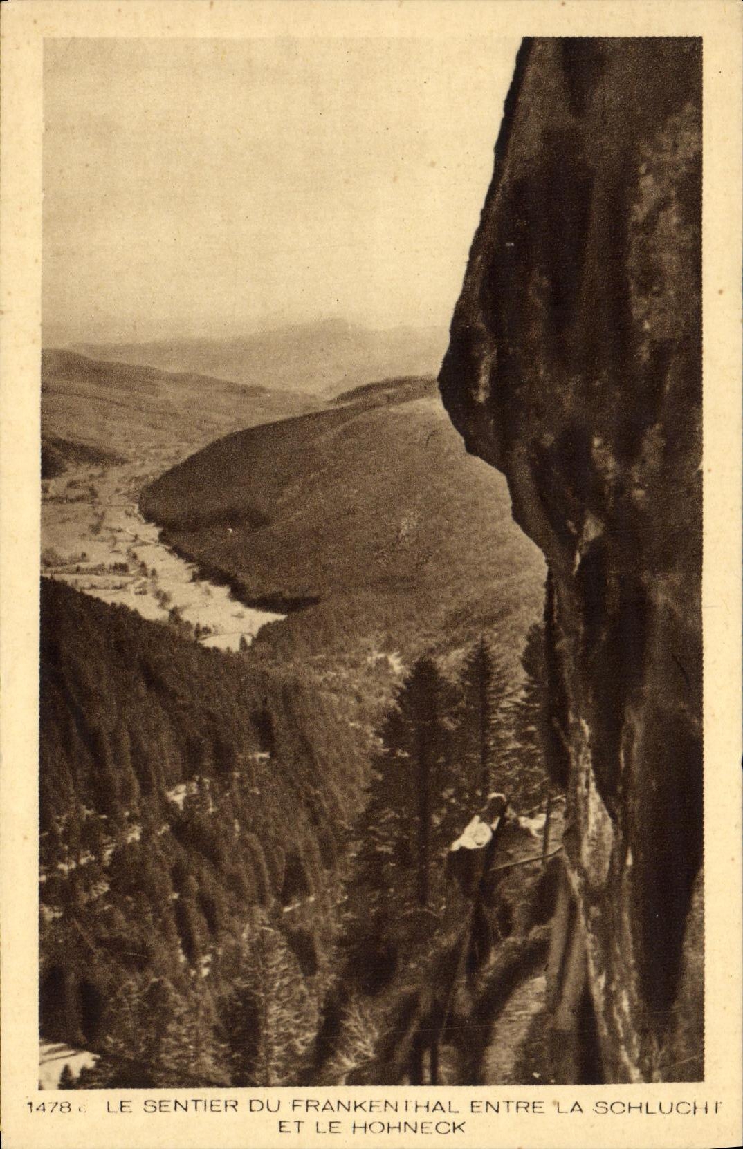 Der Frankenthal-Weg zwischen Schlucht und Hohneck — Braun & Cie, n° 1478