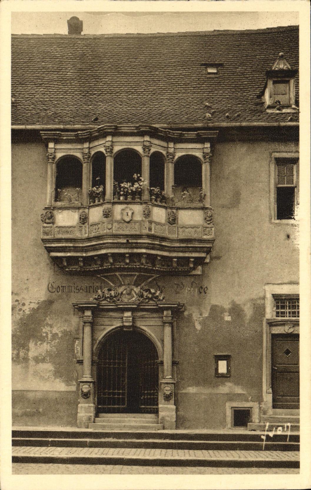 CPA Colmar Vieille Maison Commissariat de police