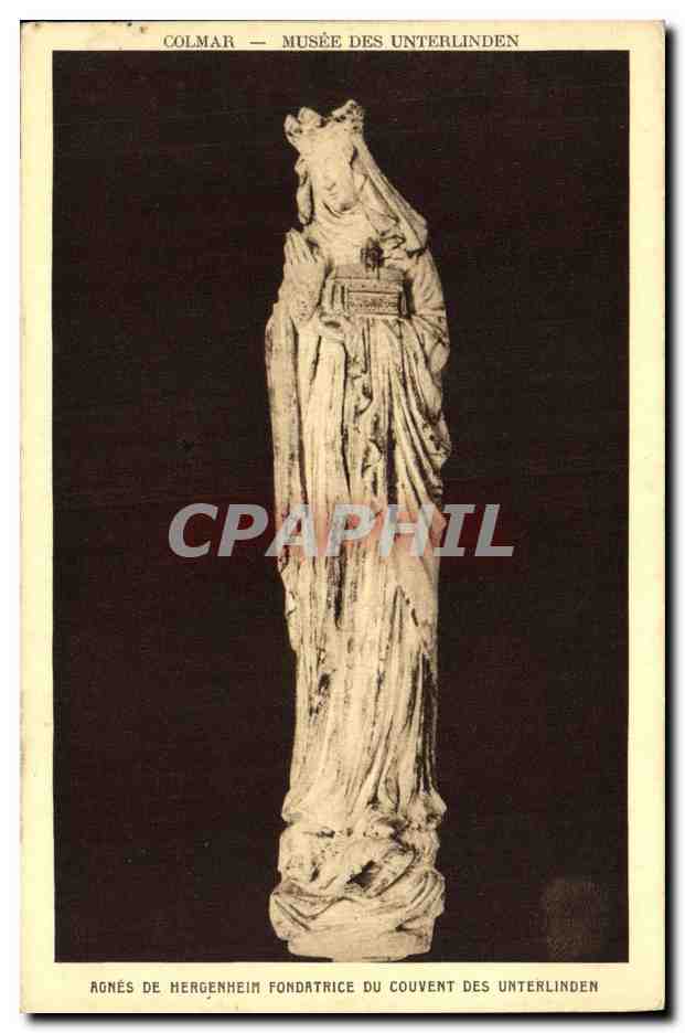 Colmar — Musée des Unterlinden — Statue d'Agnès de Hergenheimer