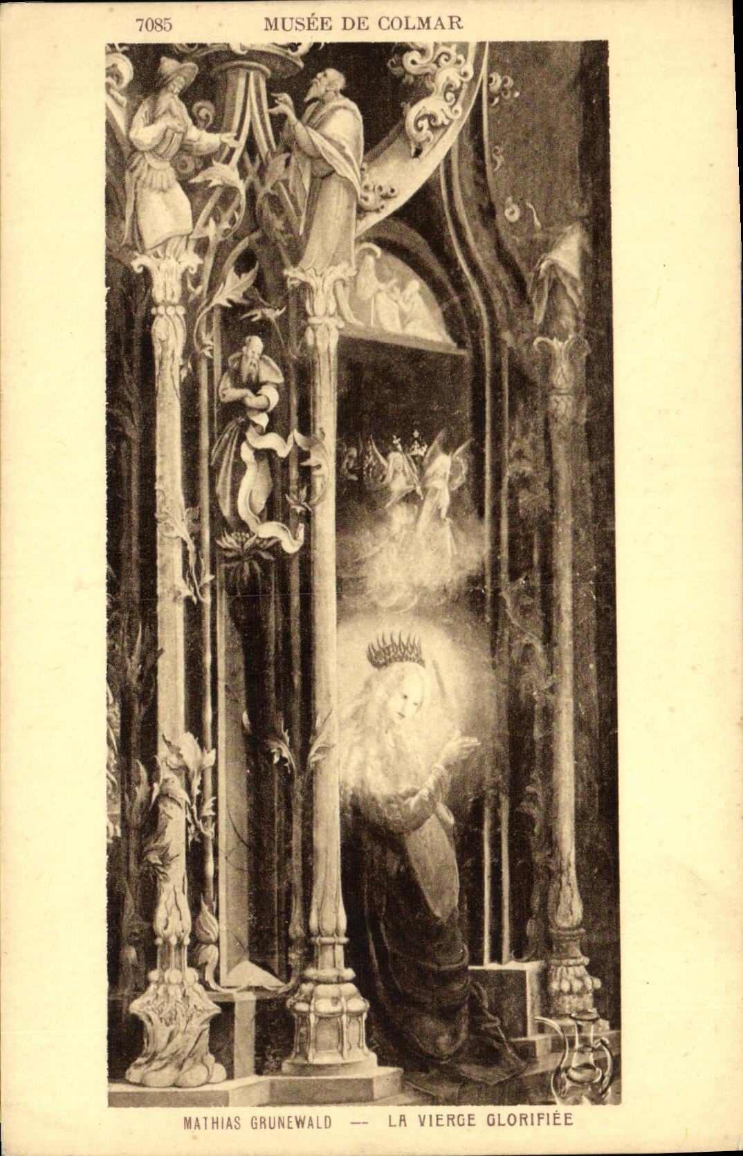 Musée de Colmar — Mathias Grunewald — La Vierge glorifiée — n° 7085