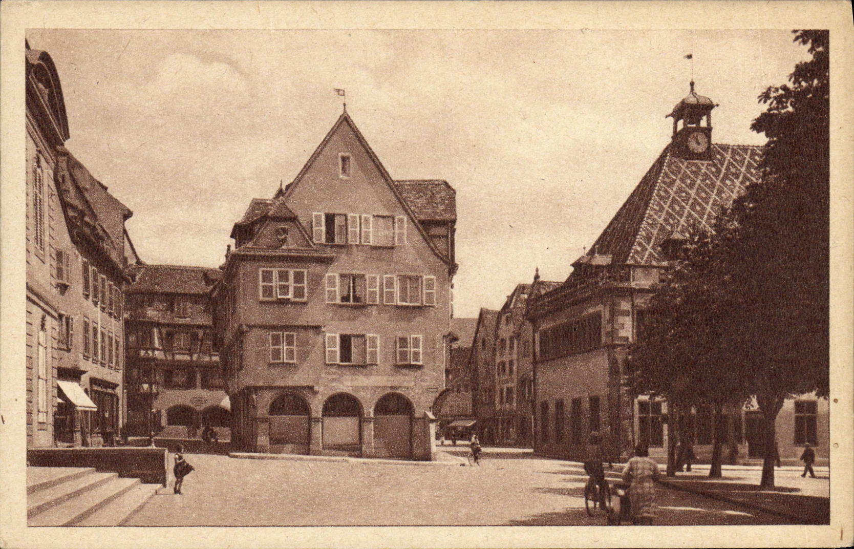 CPA Colmar Obstmarkt