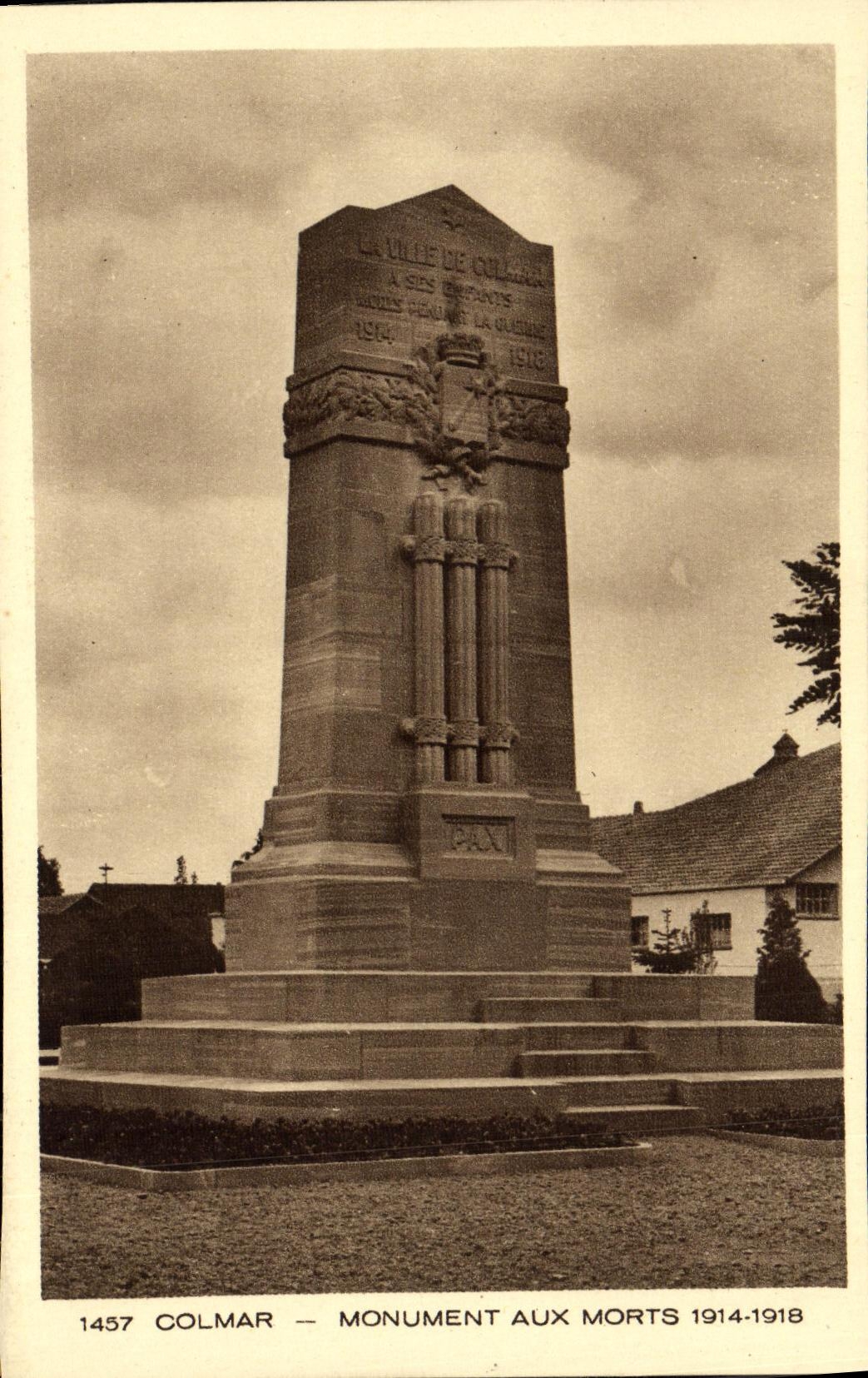 Colmar — Monument aux Morts 1914-1918 — éditeur L'Asaco