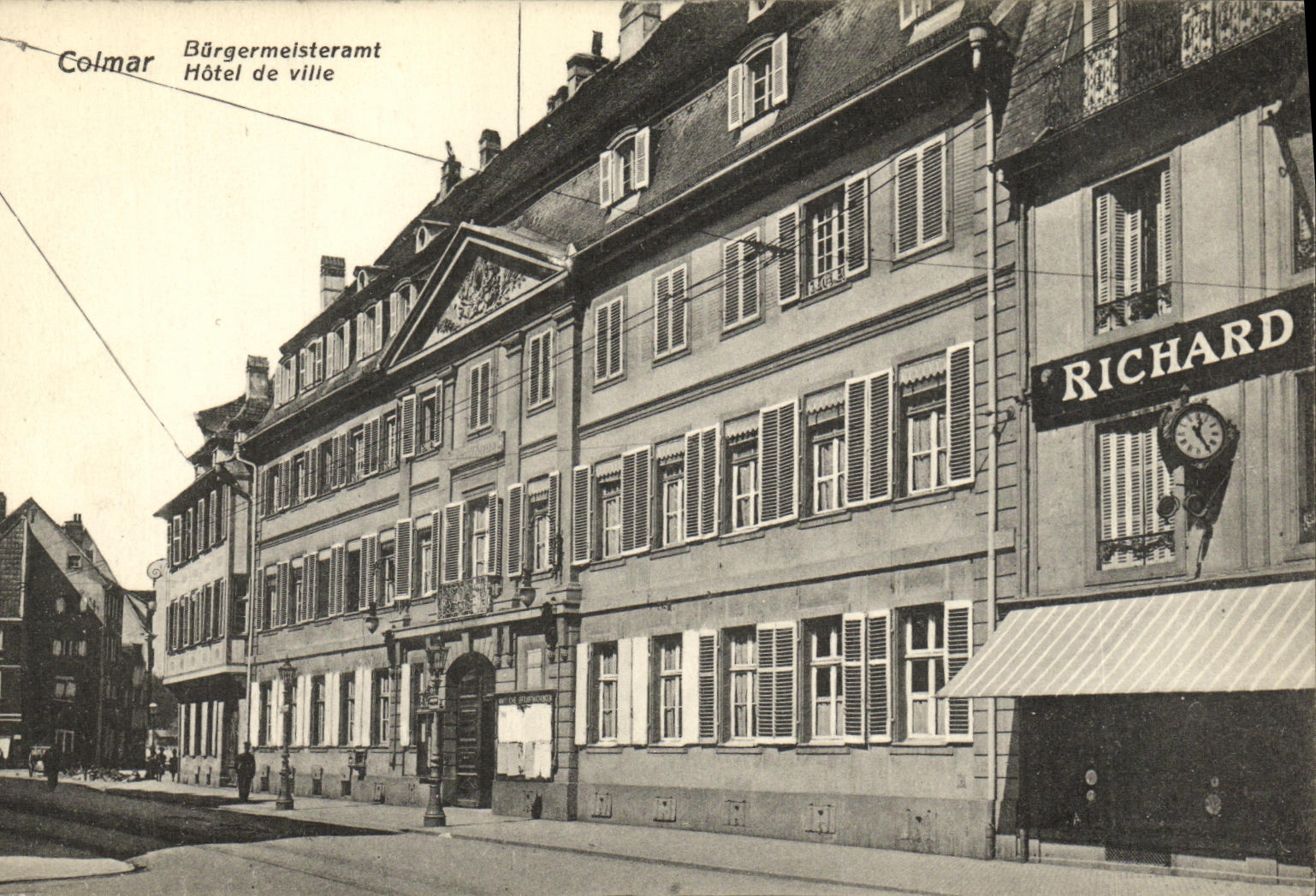CPA Colmar Hotel de Ville Richard