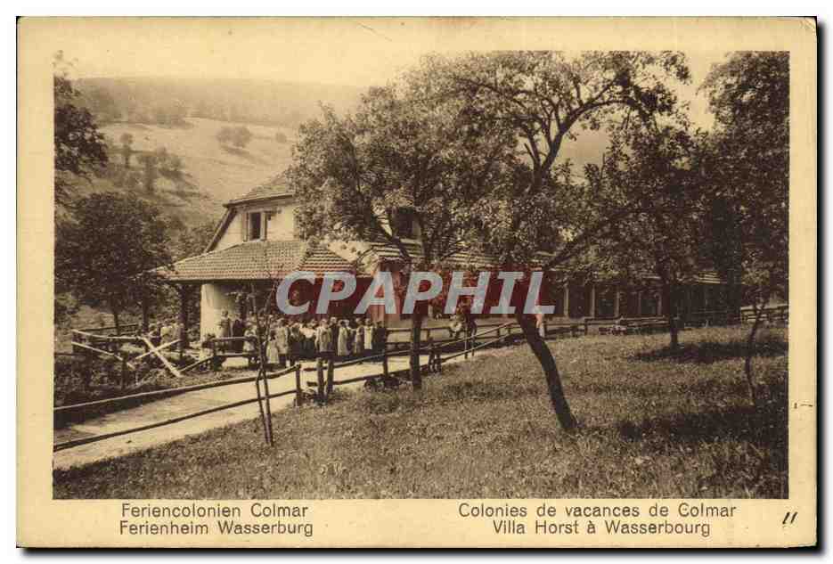 Villa Horst à Wasserbourg — Colonies de vacances de Colmar — éditeur Manias & Cie, Strasbourg