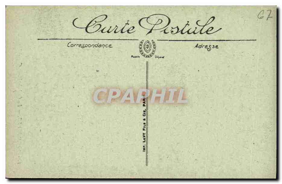 CPA Strasbourg La Cathedrale Grande Portail Les patriarches — Verso