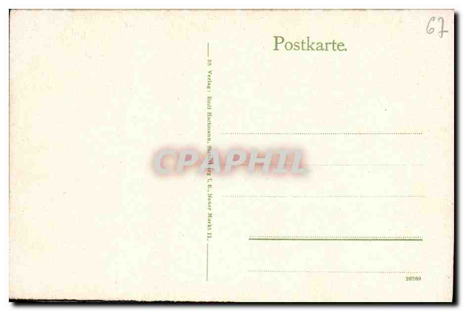 CPA Strasbourg Eis Universite — Verso