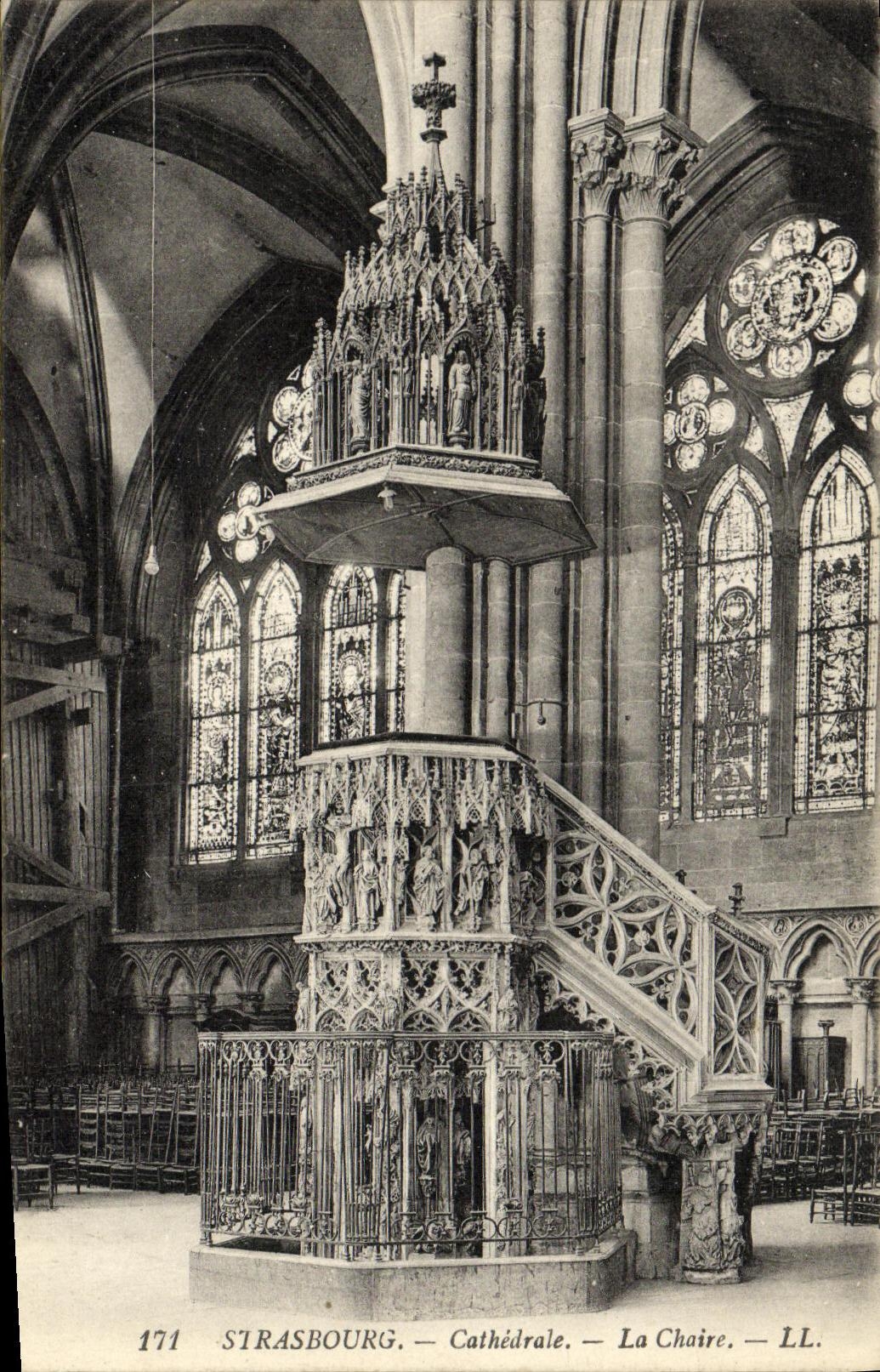 CPA Strasbourg Cathedrale La Chaire