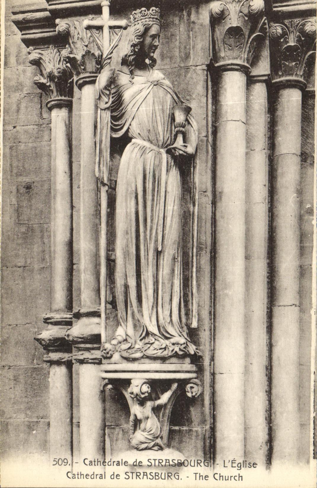 CPA Strasbourg La Cathedrale L Eglise 