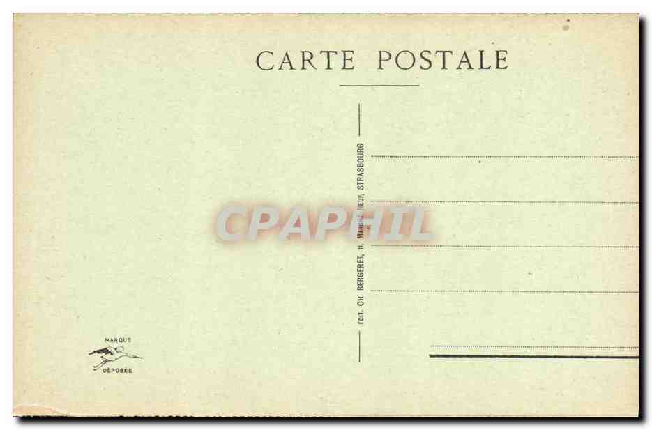 CPA Strasbourg Le Cathedrale Les vierges sages — Verso