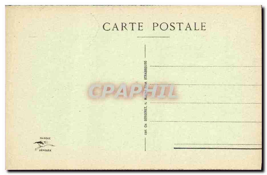CPA Strasbourg Le Cathedrale La Colonne des Anges — Verso