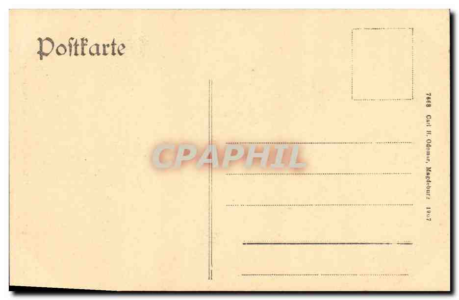 CPA Strasbourg Munster St Laurentiusportal — Verso