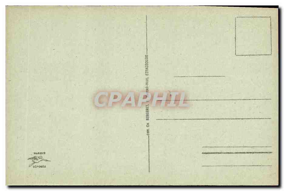 CPA Strasbourg Cathedrale Cote Sud Portail double — Verso
