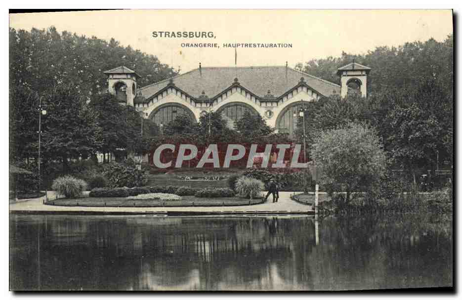 Strasbourg, Orangerie, Hauptrestauration — éditeur Zeuller & Vogel, n° 3794